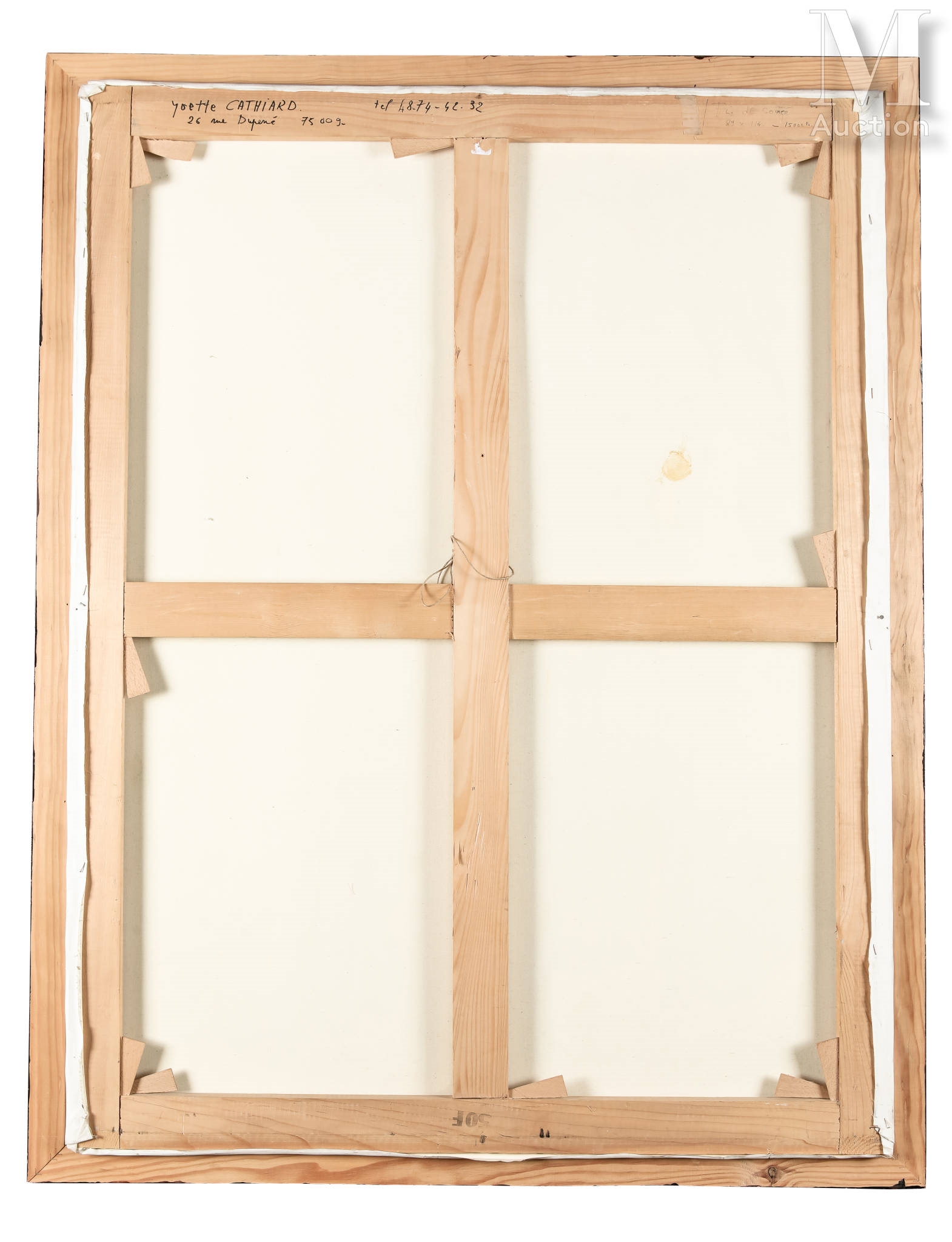 Artwork by Yvette Cathiard, "Fin de soirée", Made of oil on canvas