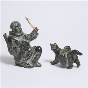 HUNTER WITH DOG - Ilkok Oopakak