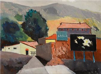 Scorcio di cittadina, 1960 - Beppe Guzzi