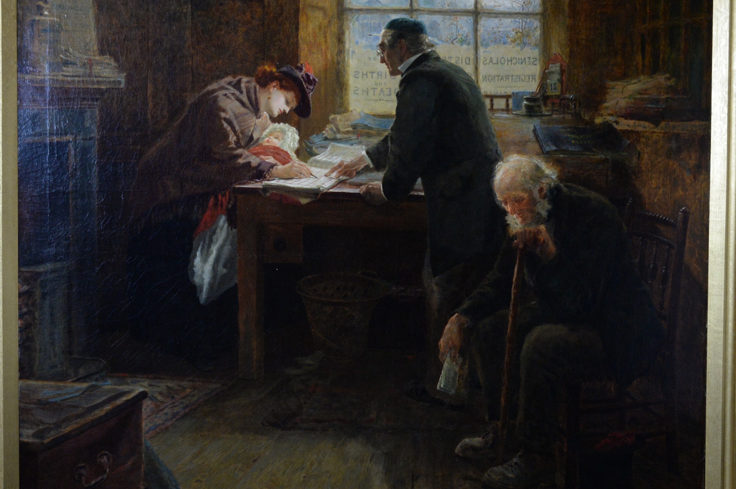 Ralph Hedley | The Parish Register of Births and Deaths (1899) | MutualArt