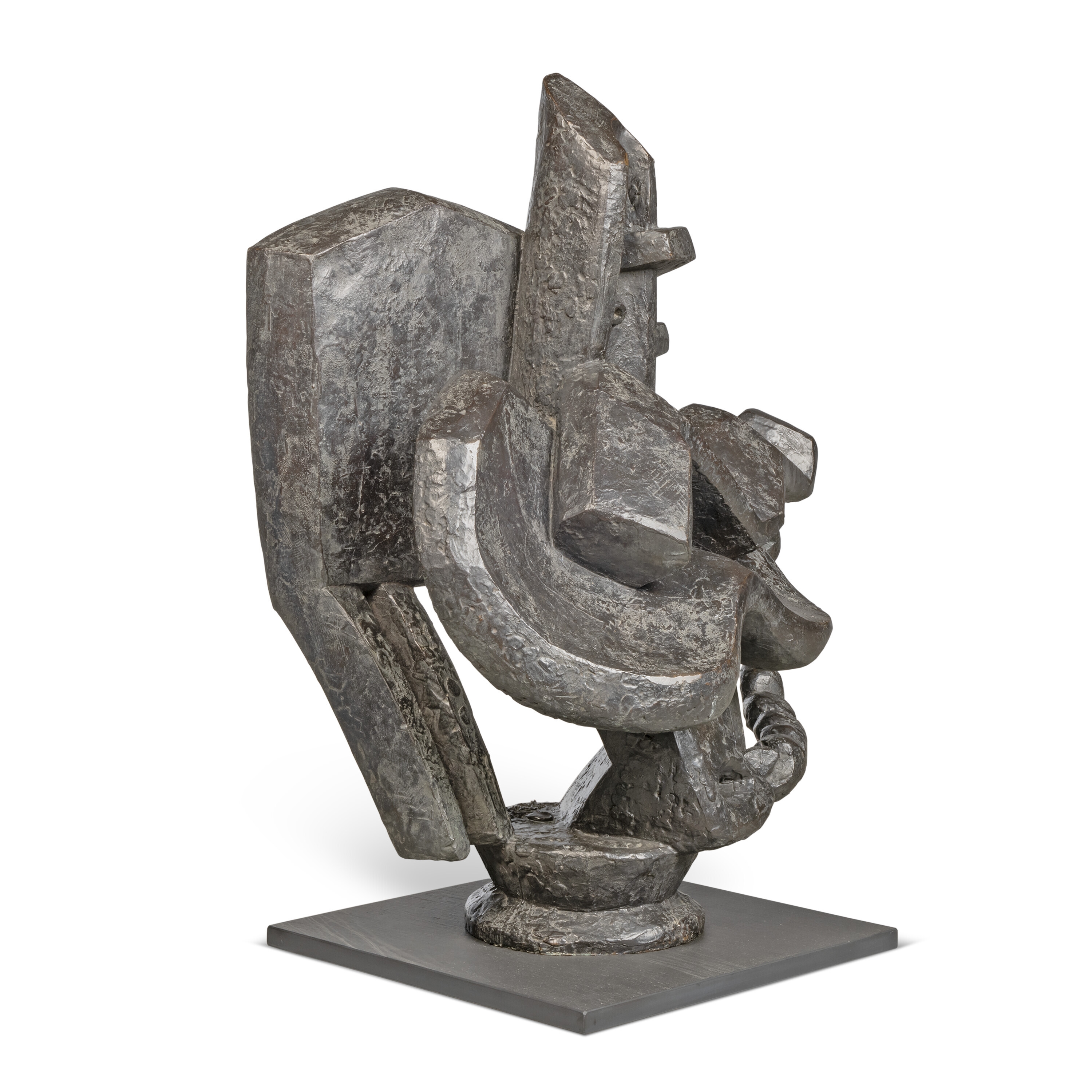 Artwork by Jacques Lipchitz, Musical Instruments, Made of bronze with dark brown patina