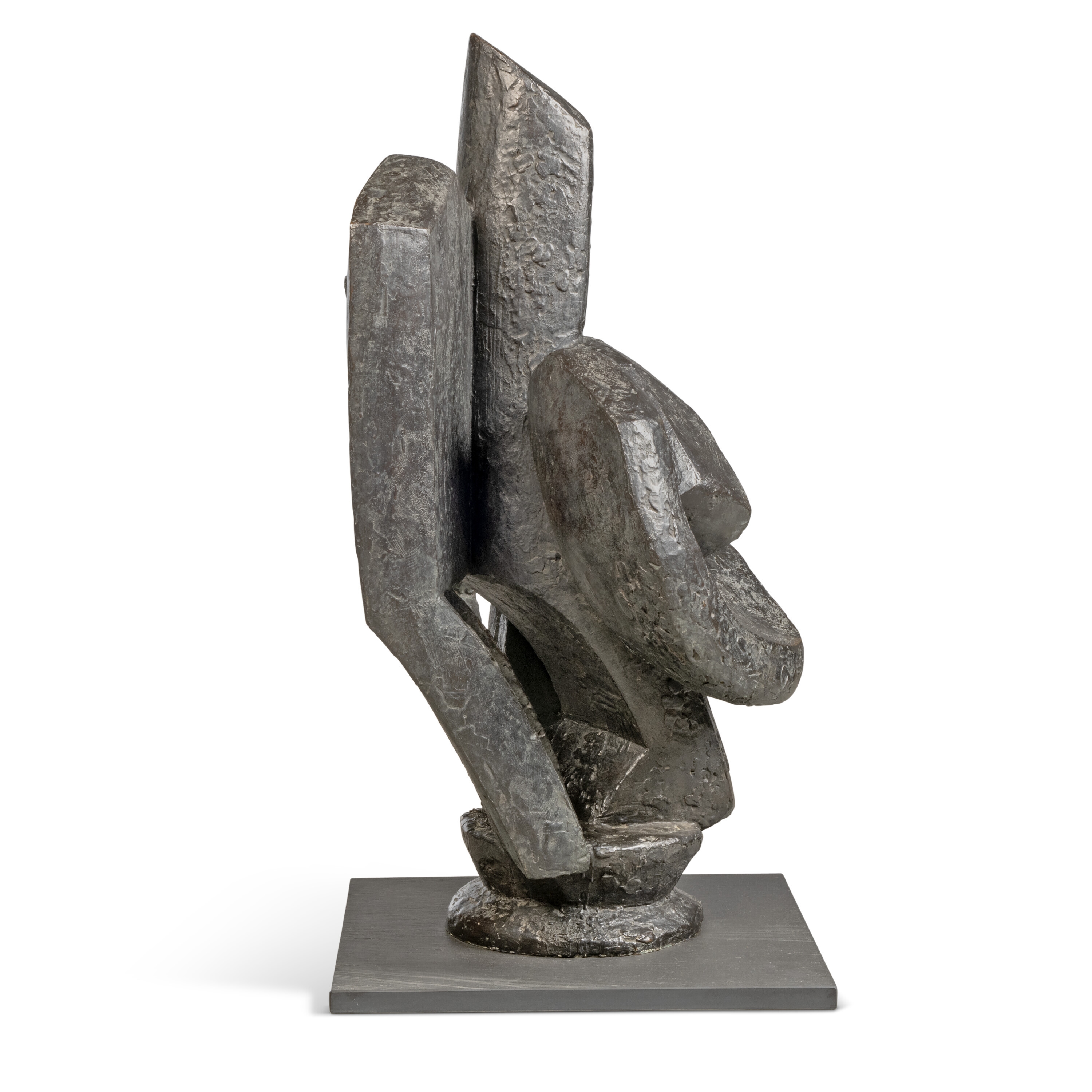 Artwork by Jacques Lipchitz, Musical Instruments, Made of bronze with dark brown patina