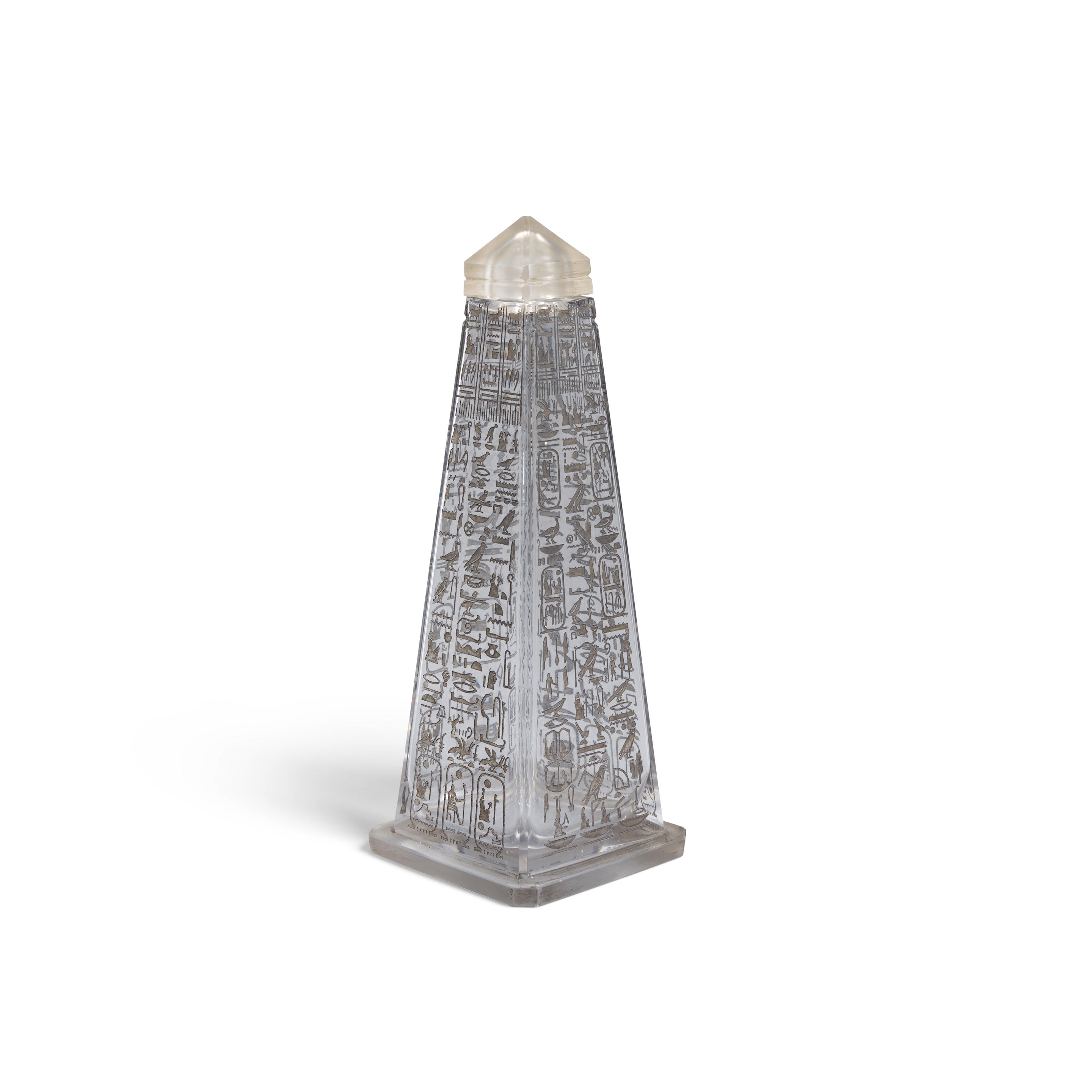 Artwork by Saint-Louis, Ramses II Perfume Bottle, Made of glass with grey patina