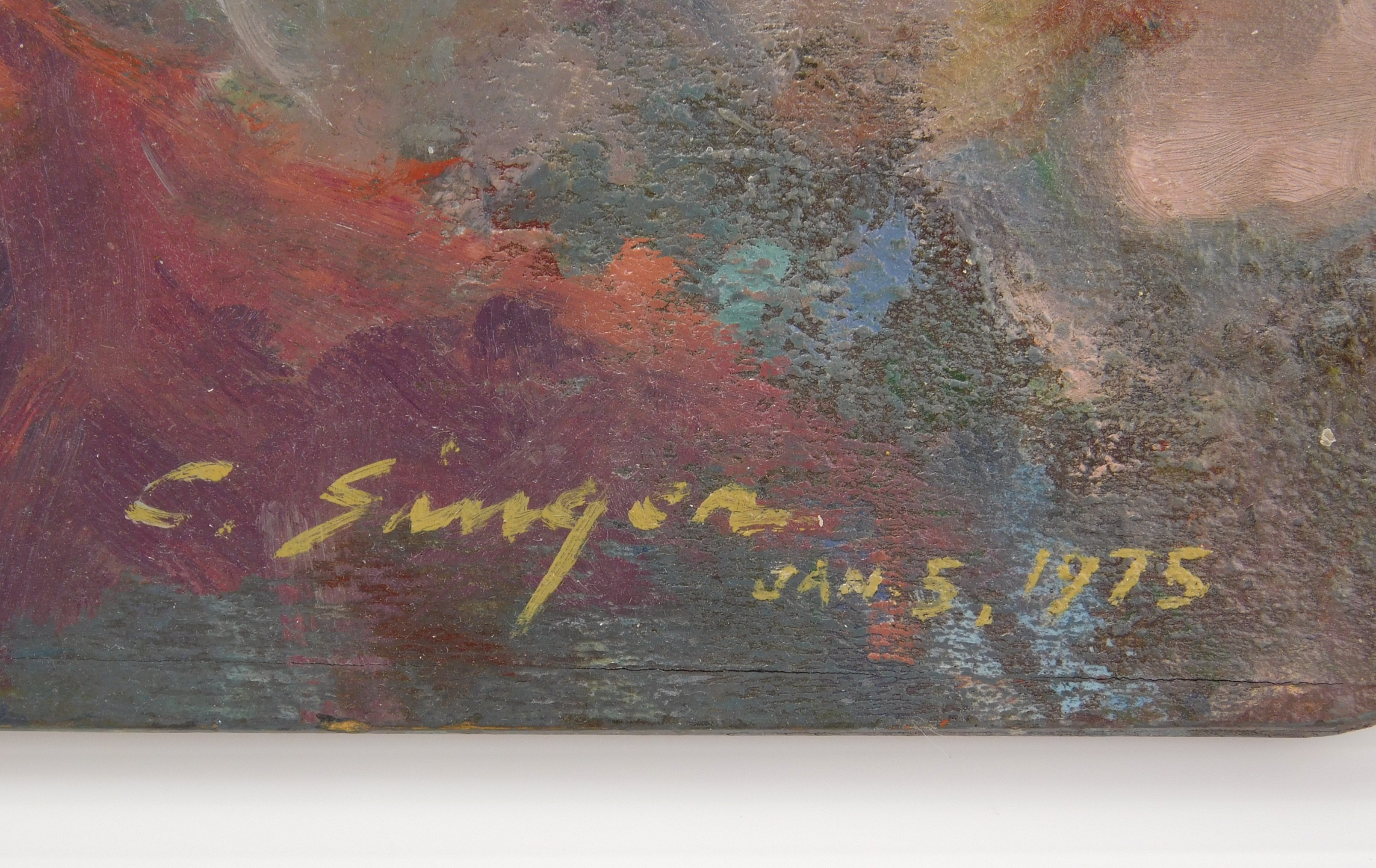 Clyde Singer | Self-Portrait (1975) | MutualArt