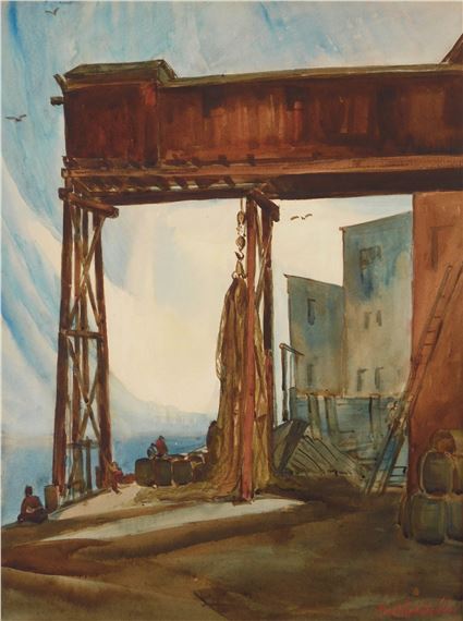 Fred Rentschler | By The Docks | MutualArt