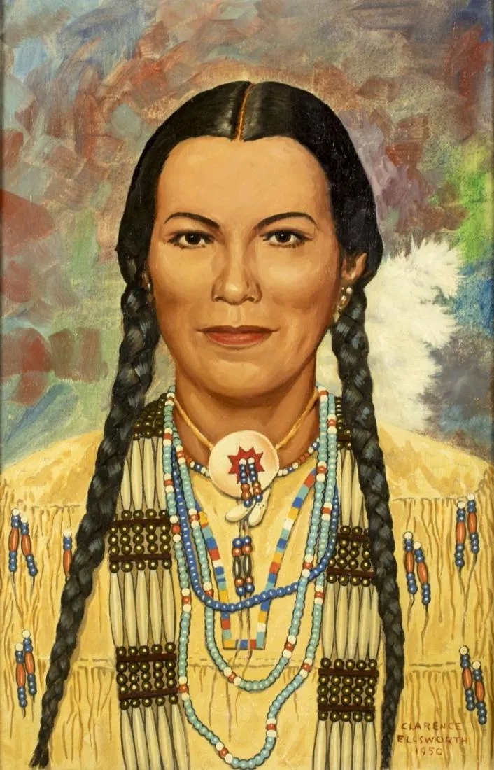 Clarence Ellsworth Indian ambush MutualArt