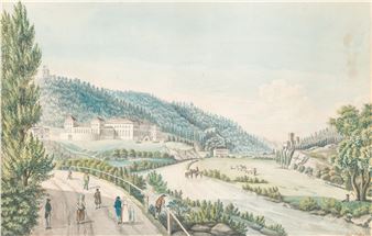 Die Weilburg bei Baden - Emil Dobler