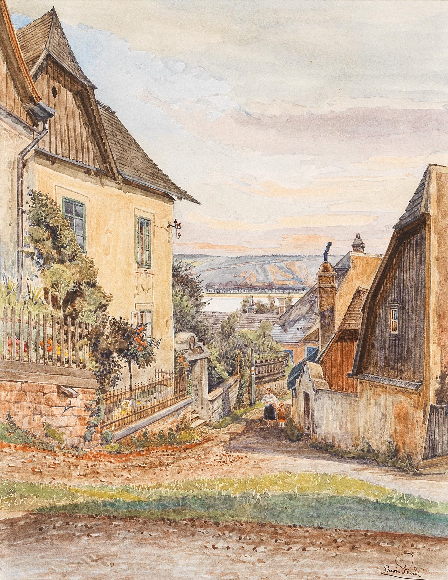 Im Kahlenberger Dorf by Erwin Pendl