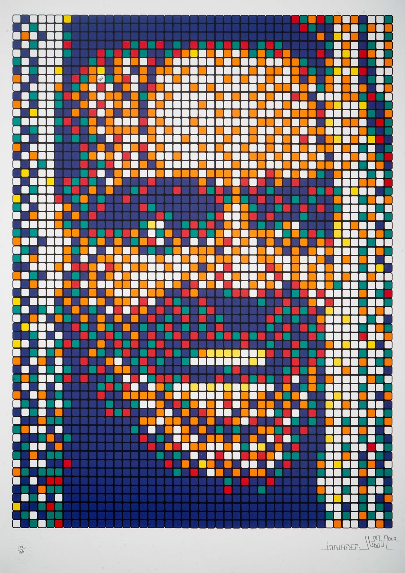 Rubik's Cube Dérivé Space Invader - Casse-tête Rétro-gaming (Neuf)