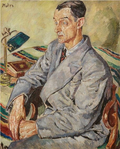 Portrait eines Literaten by Maria-Mela Muter, circa 1920s