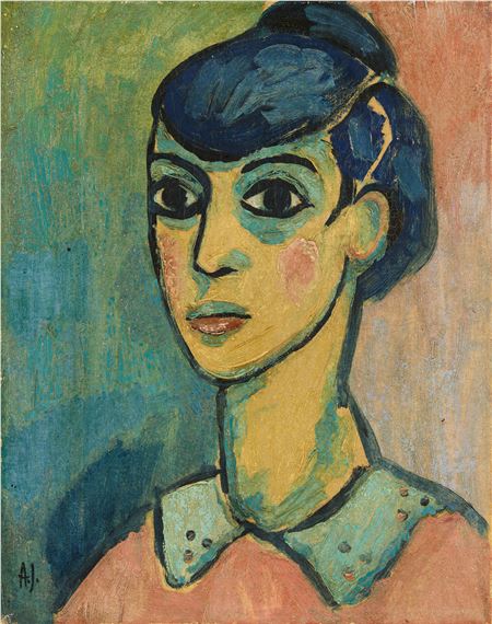 Kopf by Alexej von Jawlensky, circa 1913