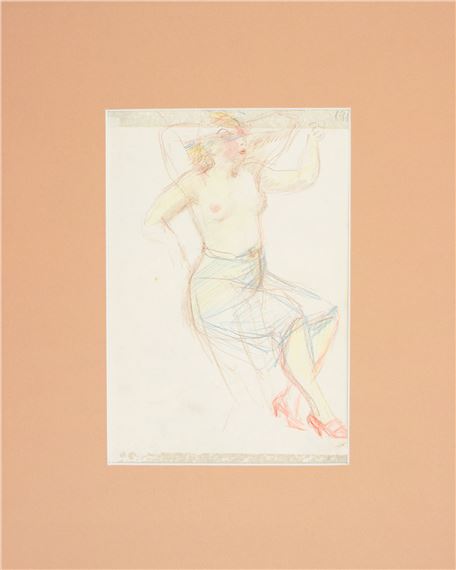 Nude by Konstantin Ivanovich Rudakov, First half of the 20th century