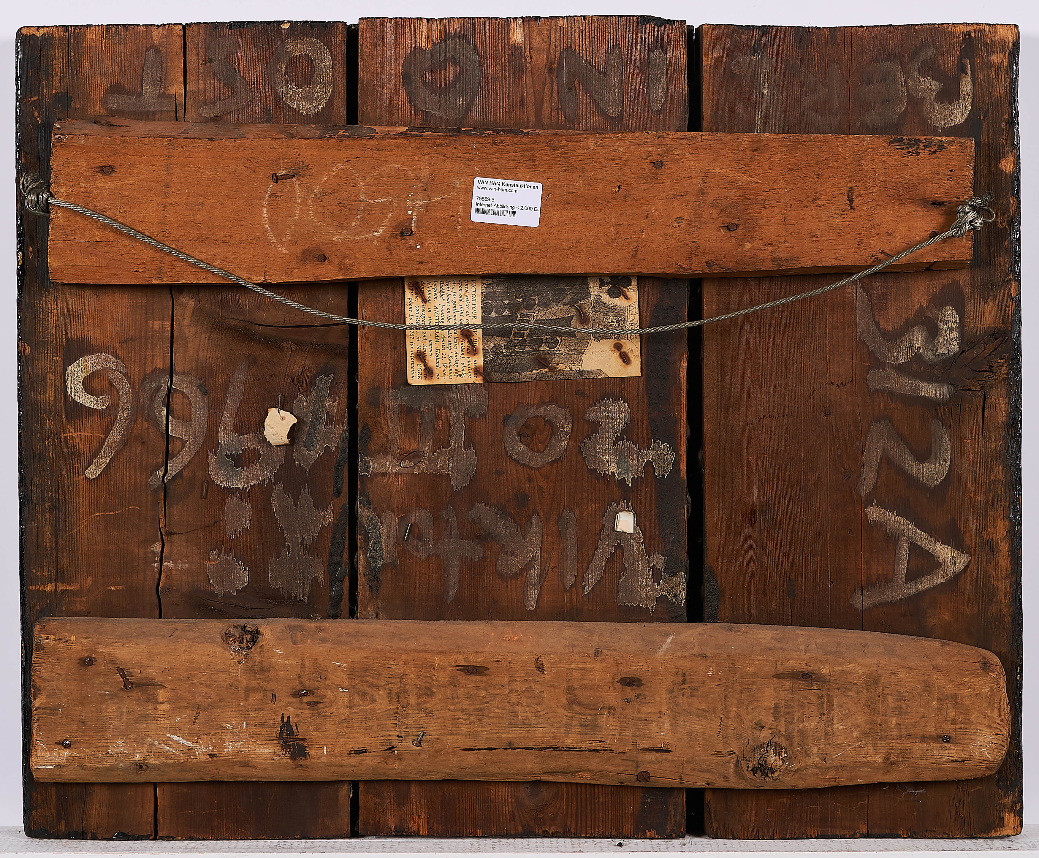 Artwork by Viktor IV, Adieu., Made of Mixed media on wood