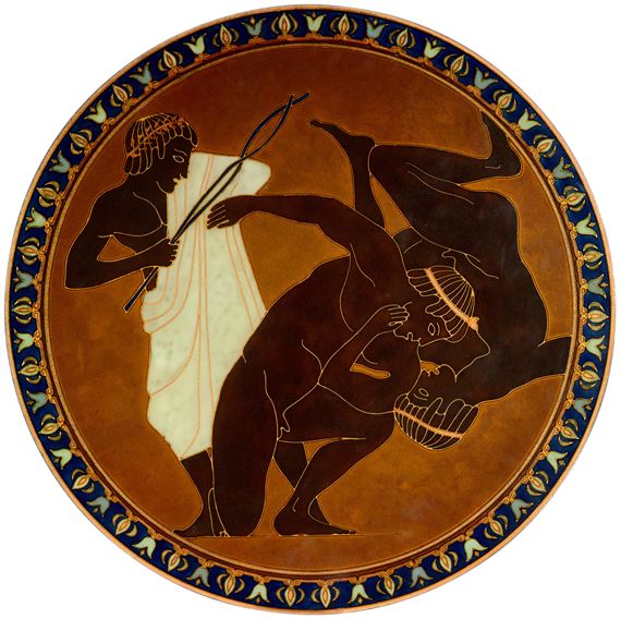 Zurab Tsereteli Ancient Greek Wrestling Scene MutualArt