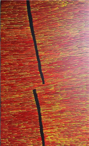 Ronnie Tjampitjinpa | Fire Dreaming - Pintupi Dreamtime Ancestors (2010 ...