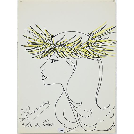 Louis Alexandre Raimon | Etude de coiffure | MutualArt
