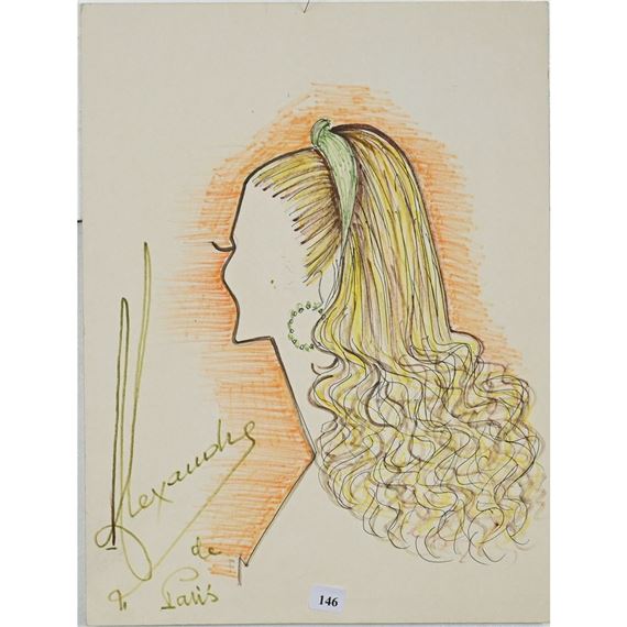 Louis Alexandre Raimon | Etude de coiffure (91) | MutualArt