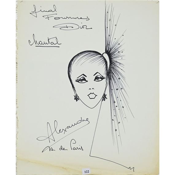 Louis Alexandre Raimon | Etude de coiffure pour la Maison Dior ...