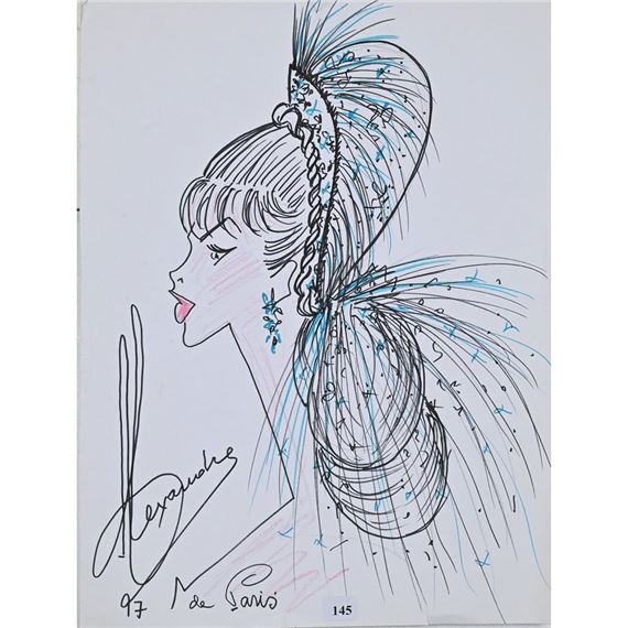 Louis Alexandre Raimon | Etude de coiffure au chignon (97) | MutualArt