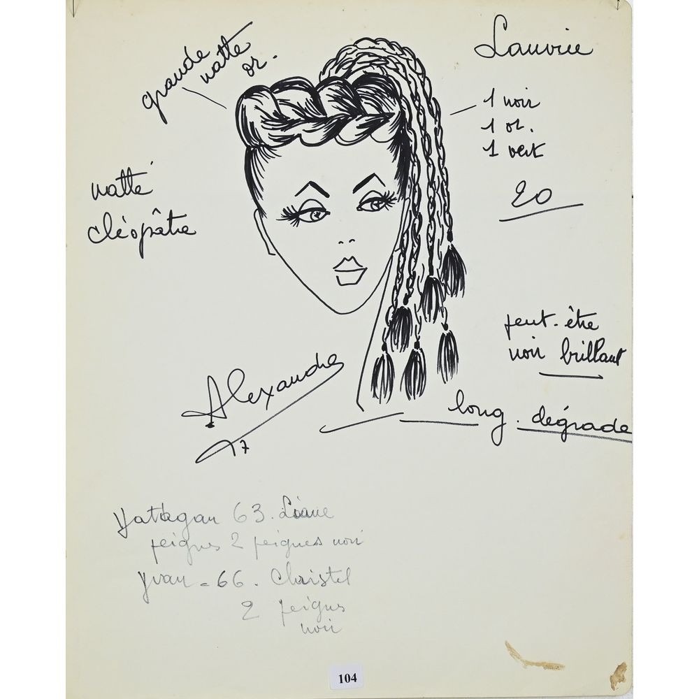 Louis Alexandre Raimon | Etude pour une coiffure | MutualArt