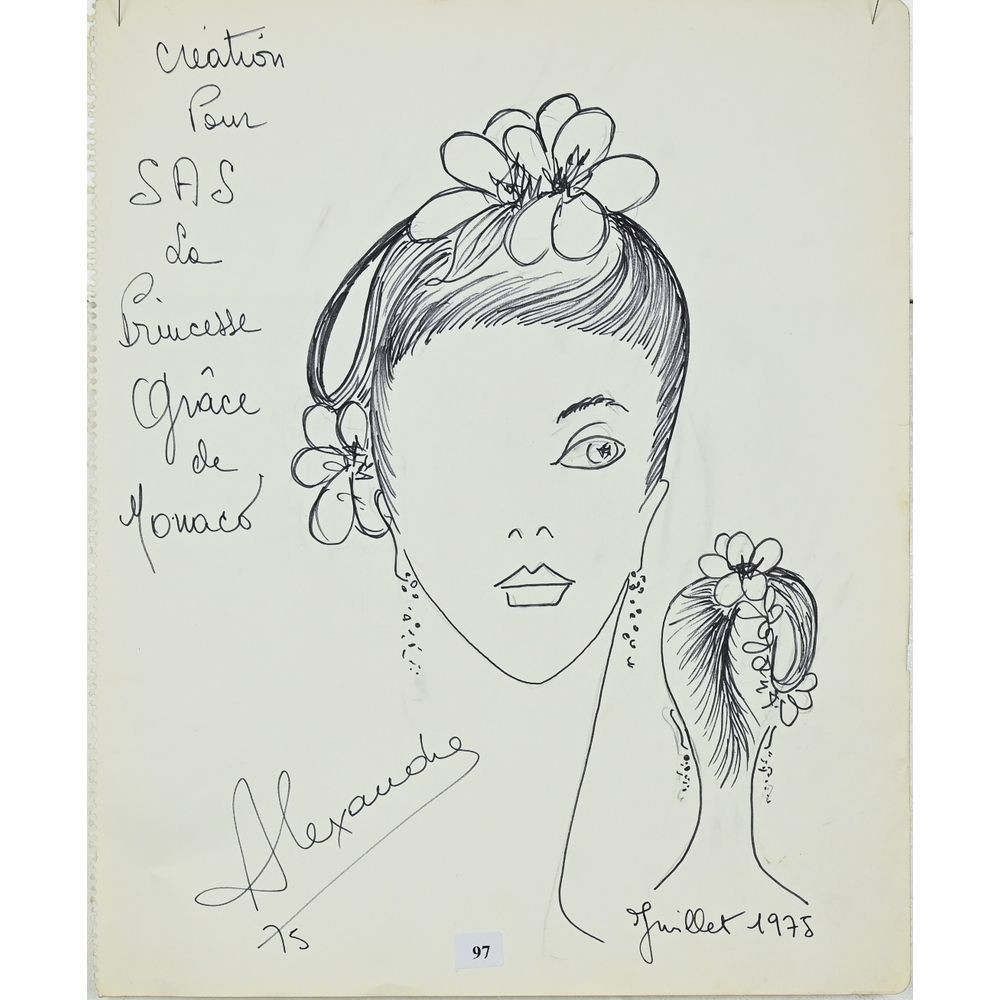 Louis Alexandre Raimon | Création pour la Princesse Grâce de Monaco ...