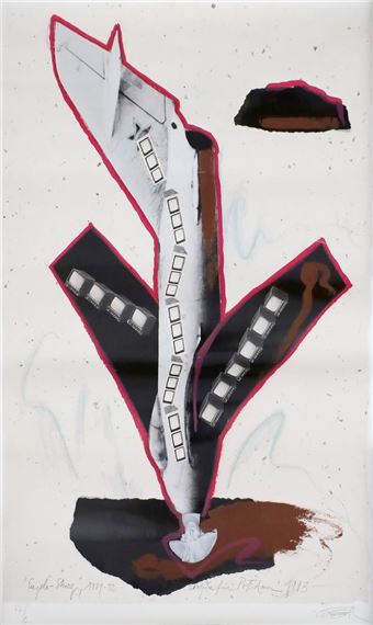 Engel-Sturz by Wolf Vostell, 1989-1992