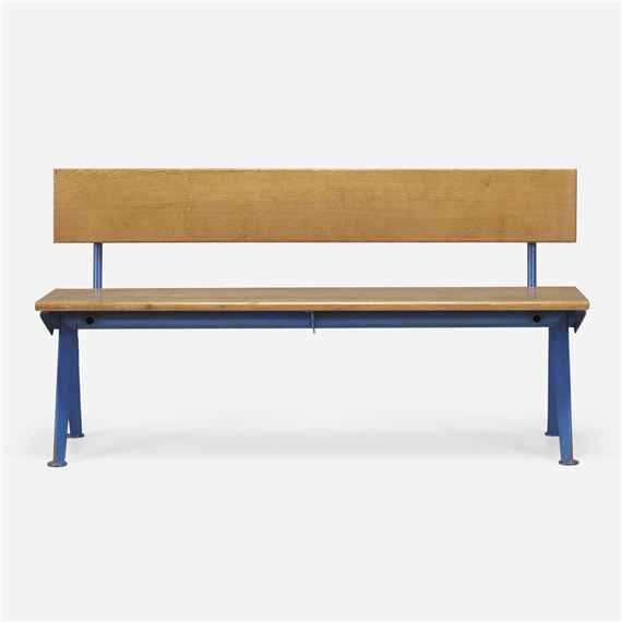Jean Prouvé | Bench from the Électricité de France, Marcoule (Circa ...