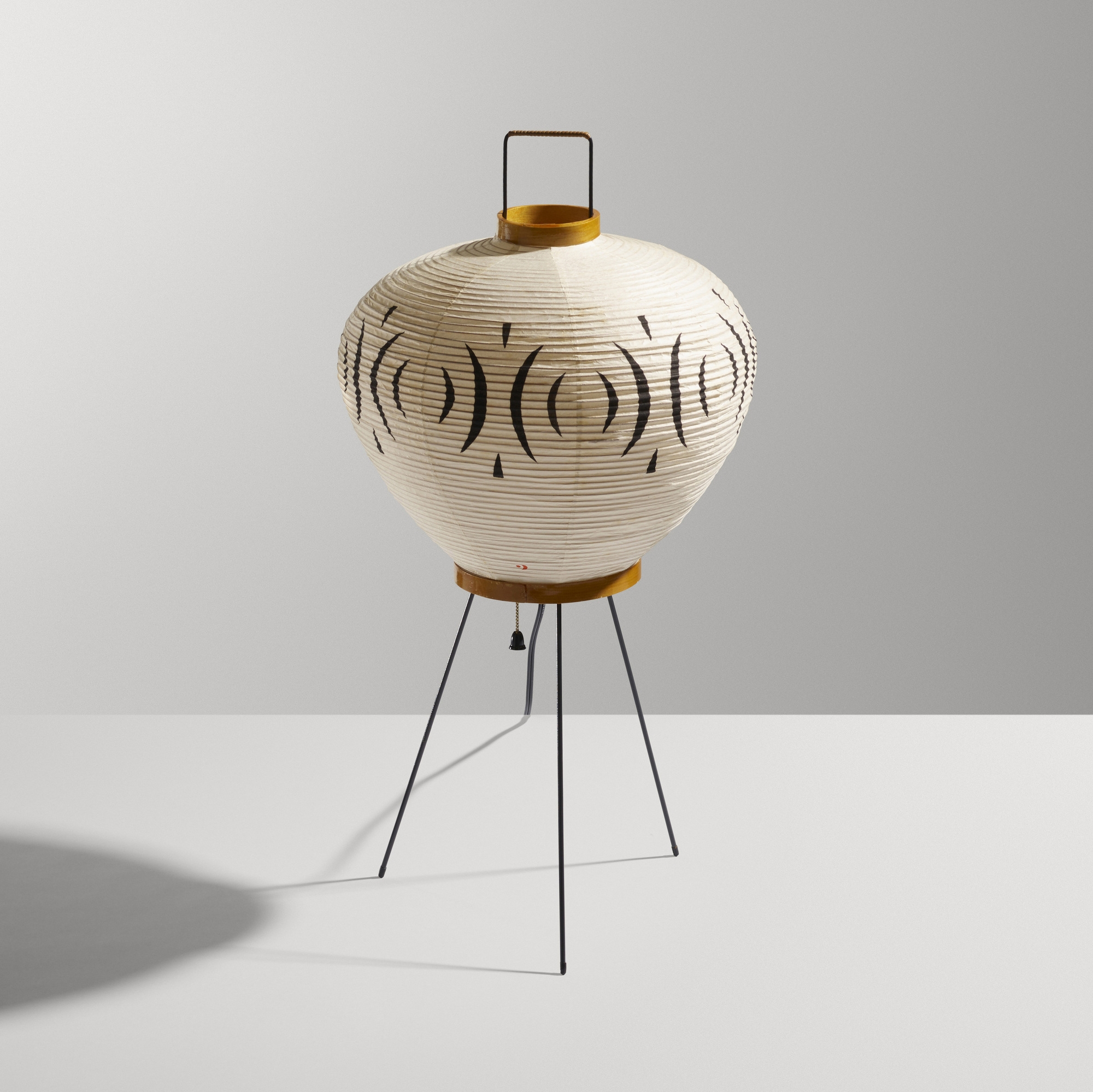 Isamu Noguchi | Akari light sculpture, model 3A-UKAI (1952) | MutualArt
