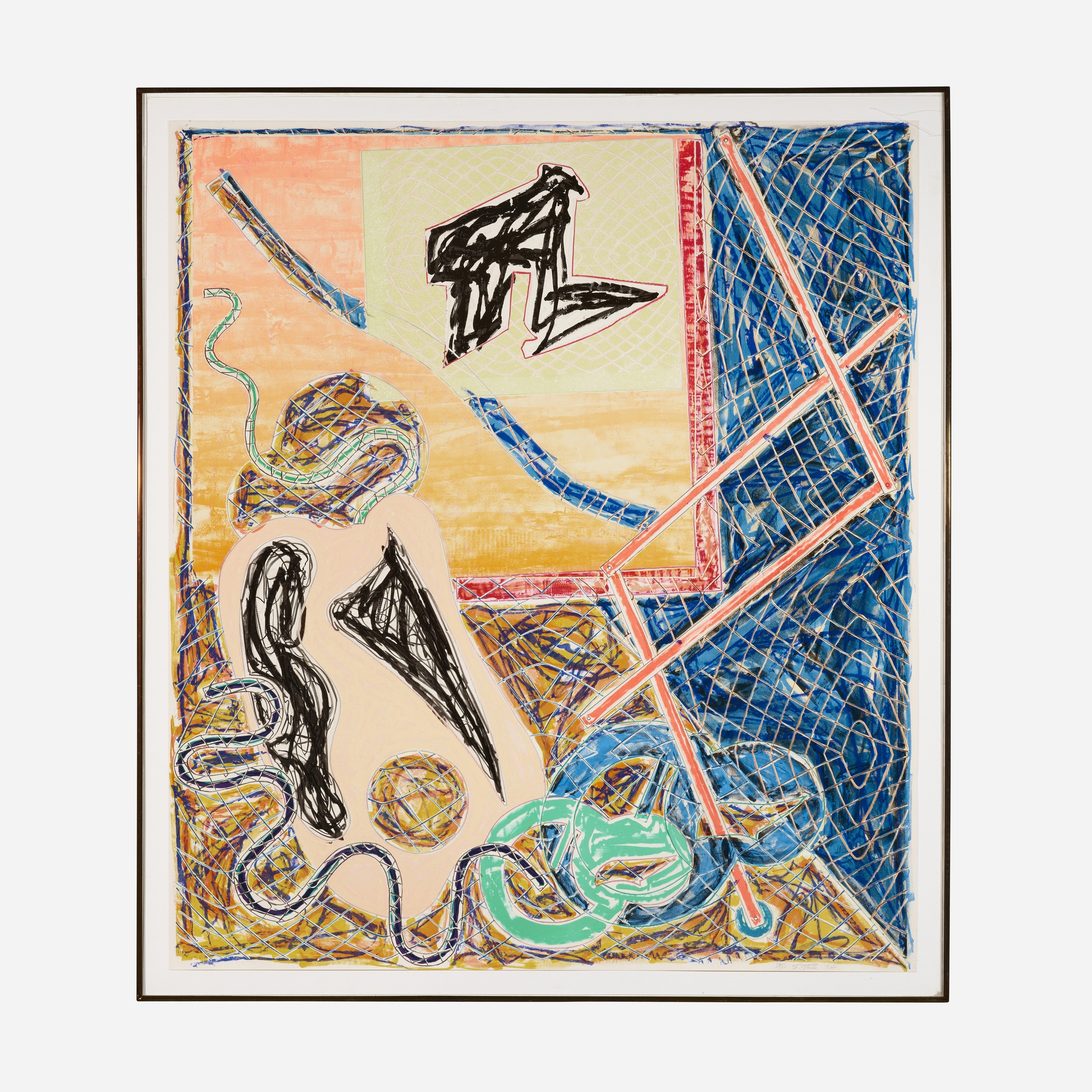 Frank Stella | Shards I (from the Shards series) (1982) | MutualArt