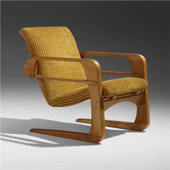 Airline armchair by Kem Weber, circa 1935