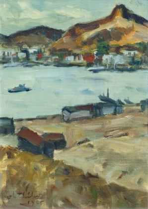 Artwork by Oh Chi-Ho, Landscape, Made of oil on canvas