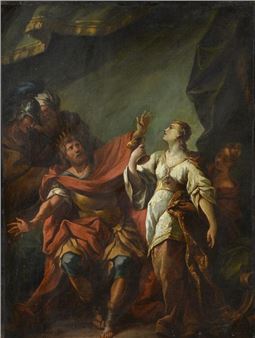 Sophonisbe taking the poison - Antonio Gionima