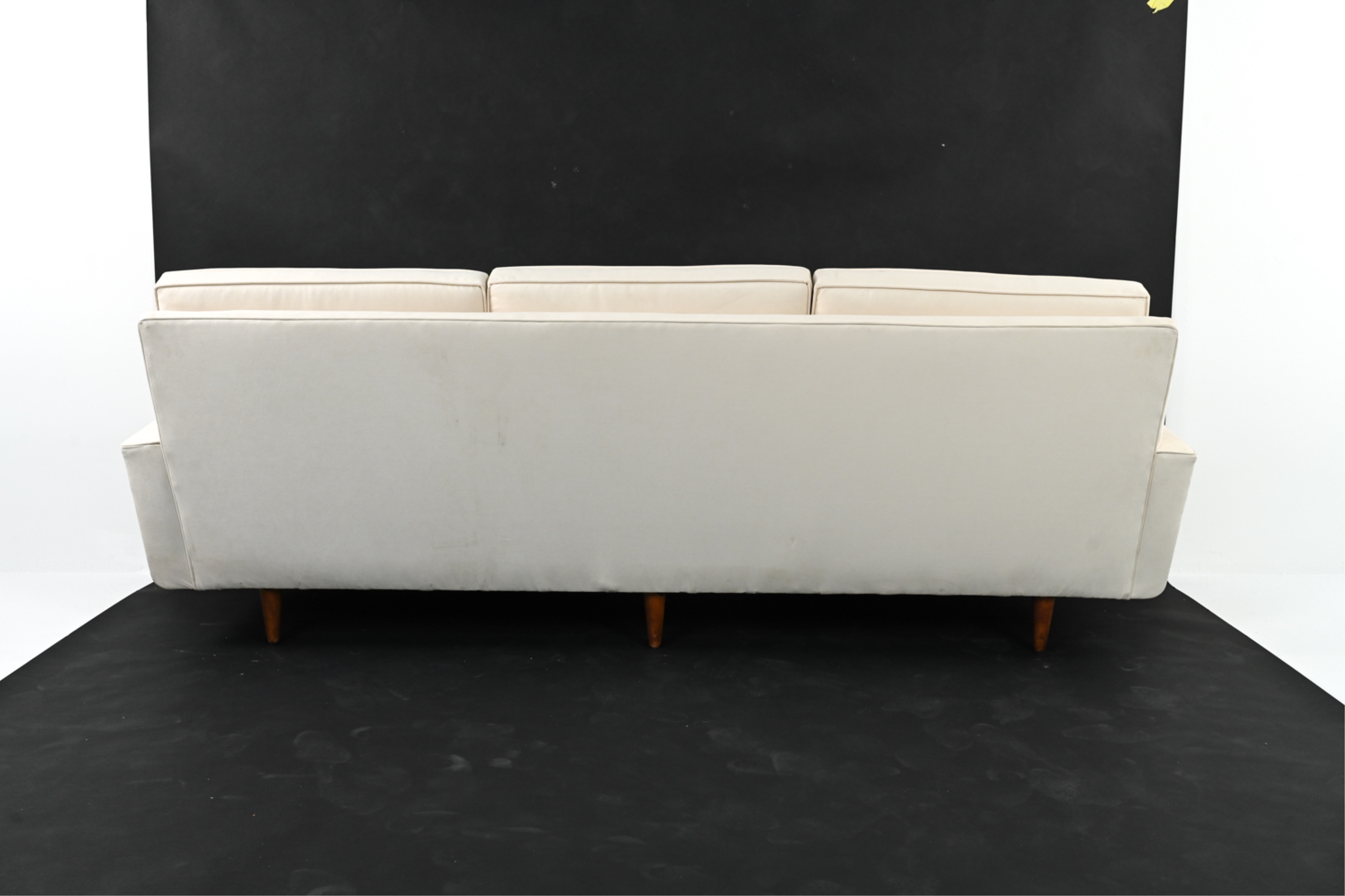 Florence Knoll Bassett FLORENCE KNOLL MODEL 26 SOFA IN MICROSUEDE