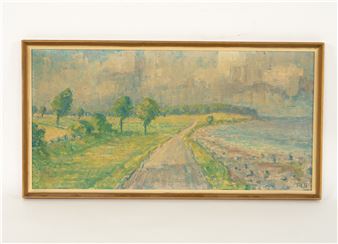 Impressionist-style landscape - Preben Larsen Birkebjerg