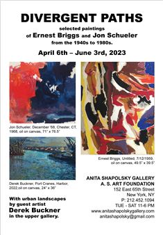 Ernest Briggs and Jon Schueler: Divergent Paths - Anita Shapolsky Gallery