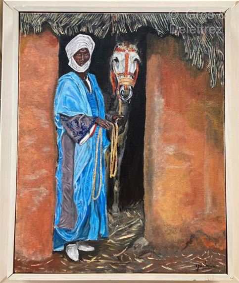 Ghislaine Felix | Moorish rider in his hut | MutualArt