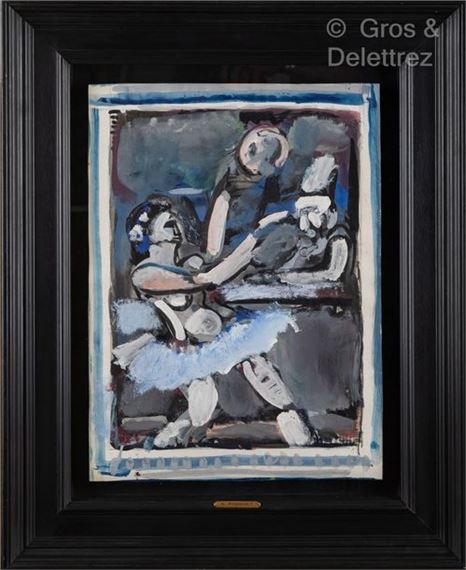 Georges Rouault | Circus scene, horsewoman and clown (1925 - 1930 ...