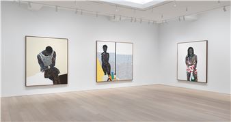 Amoako Boafo: What could possibly go wrong, if we tell it like it is - Gagosian, New York (980 Madison Avenue)