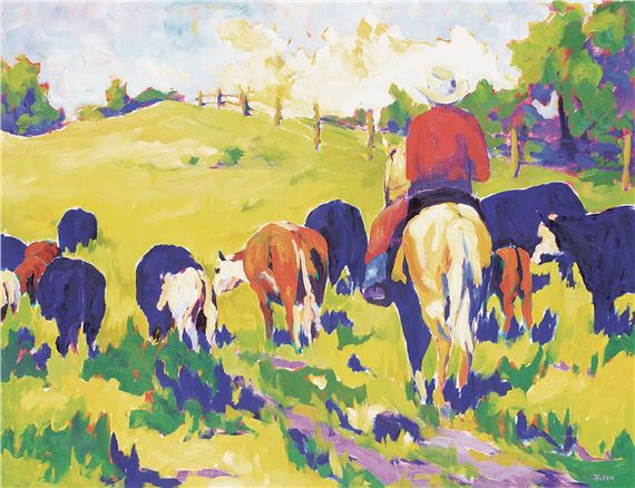 Cattle Drive, Sandy McNabb - Joan Sveen