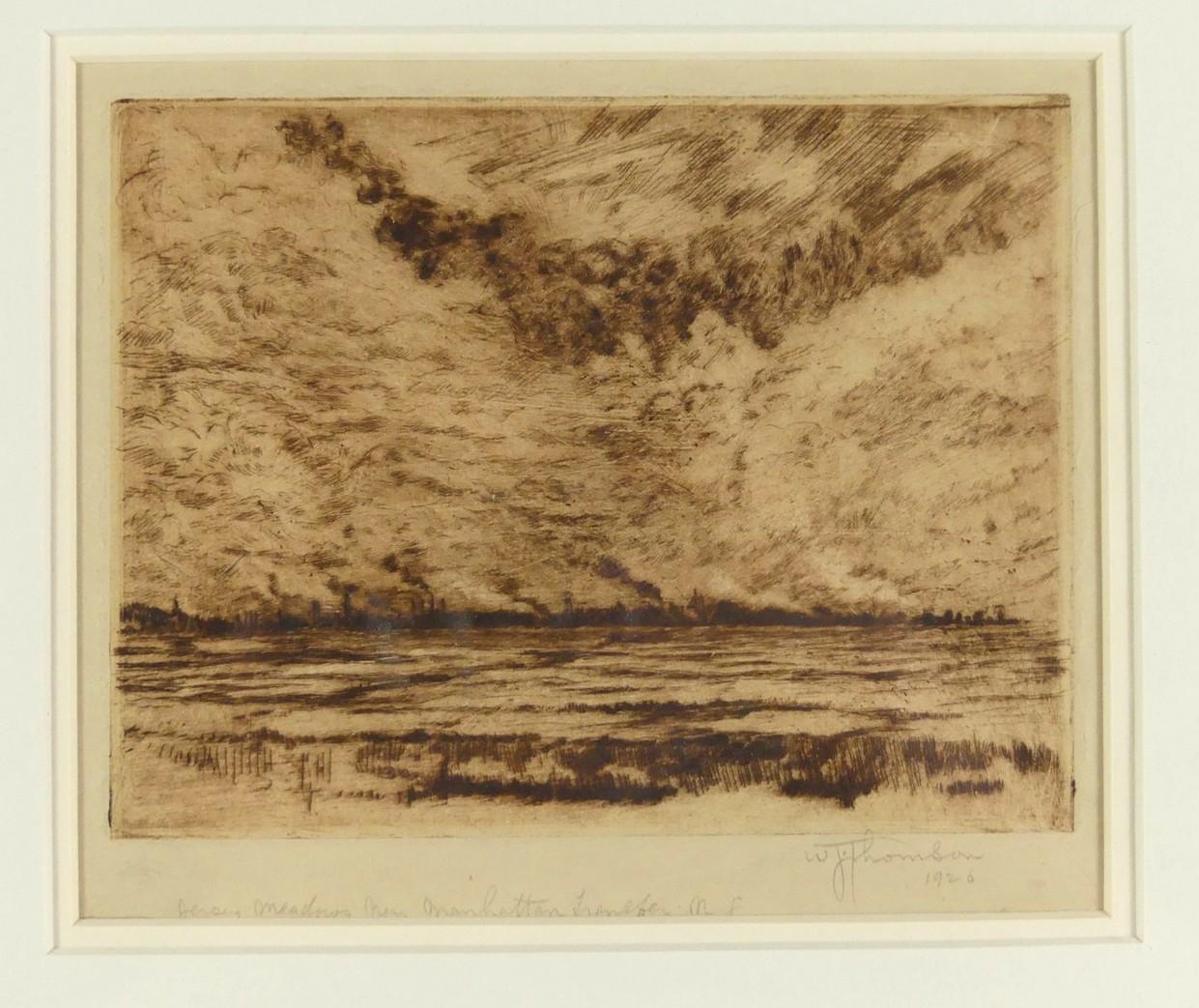 William John Thomson | Jersey Meadows near Manhattan | MutualArt