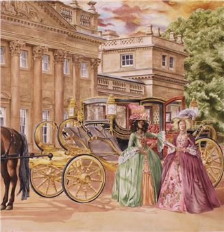 Installation view of Elizabeth Colomba exhibition at Portland Museum of Art, Maine.