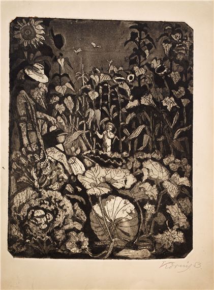 Acht Druckgrafiken by Hans Körnig, 1953– 1955