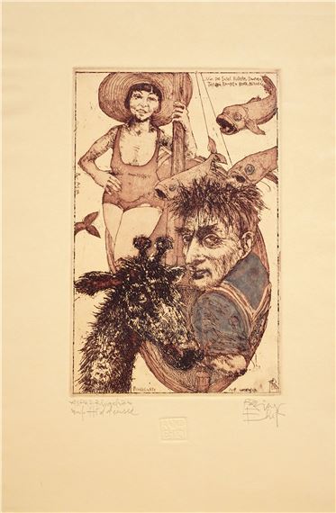 "Asta & Ringelnatz auf Hiddensee" / "Ein weites Feld (zu Günther Grass)" by Rainer Ehrt