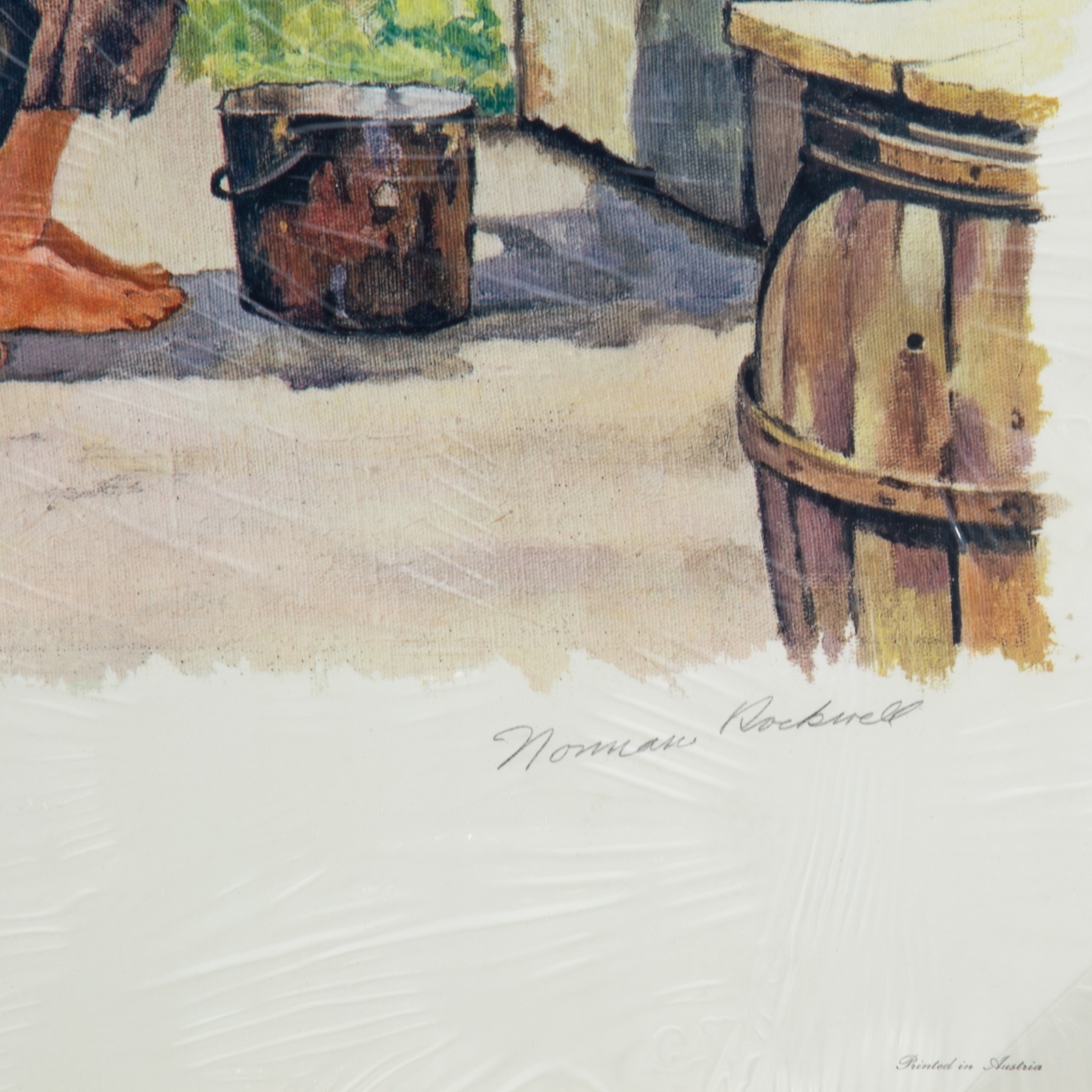 Norman Rockwell Whitewashing the Fence MutualArt