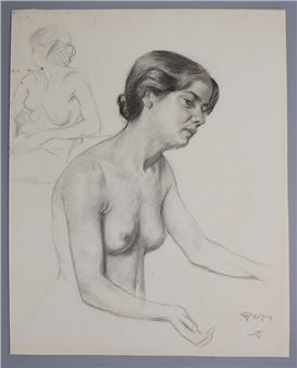 Aktstudie' / 'A study of a nude - Martin Kurreck