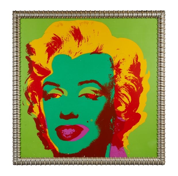 Marylin Monroe green by Andy Warhol, 1962