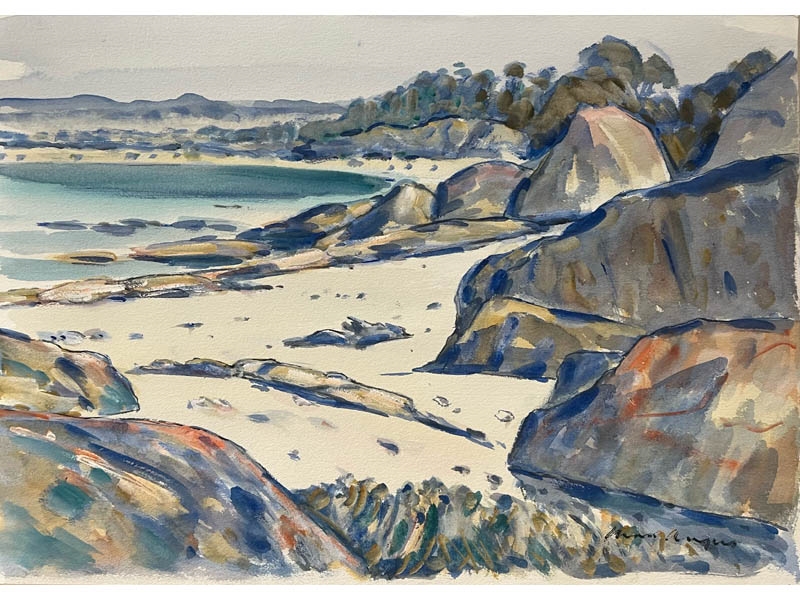 Max Angus | (Low Tide Across to Sand Dunes, East Coast) | MutualArt