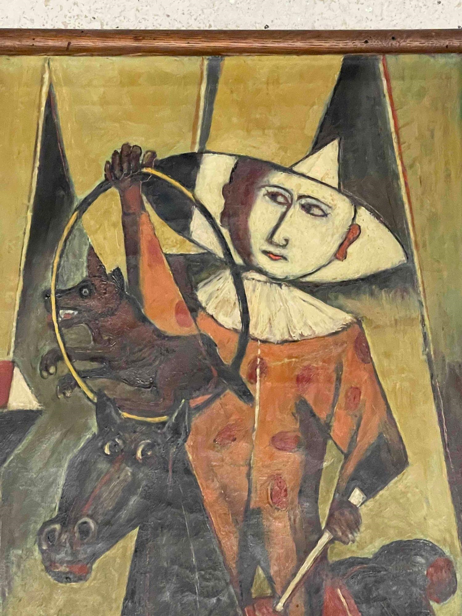 Artwork by Leo William Quanchi, Feature Act, Made of oil on canvas