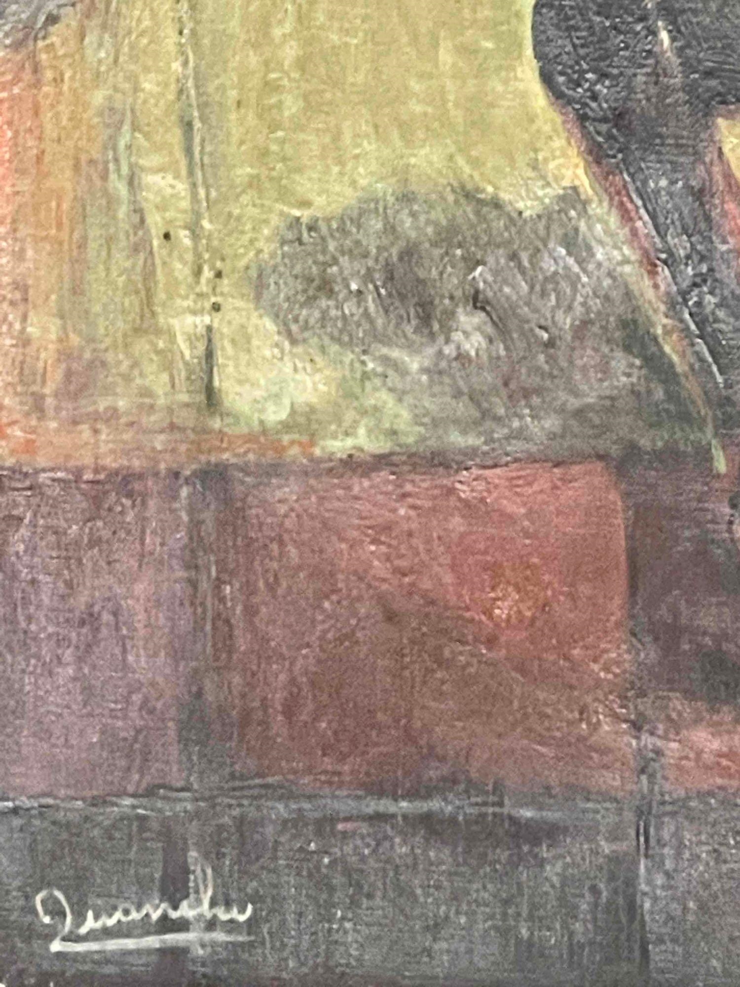 Artwork by Leo William Quanchi, Feature Act, Made of oil on canvas