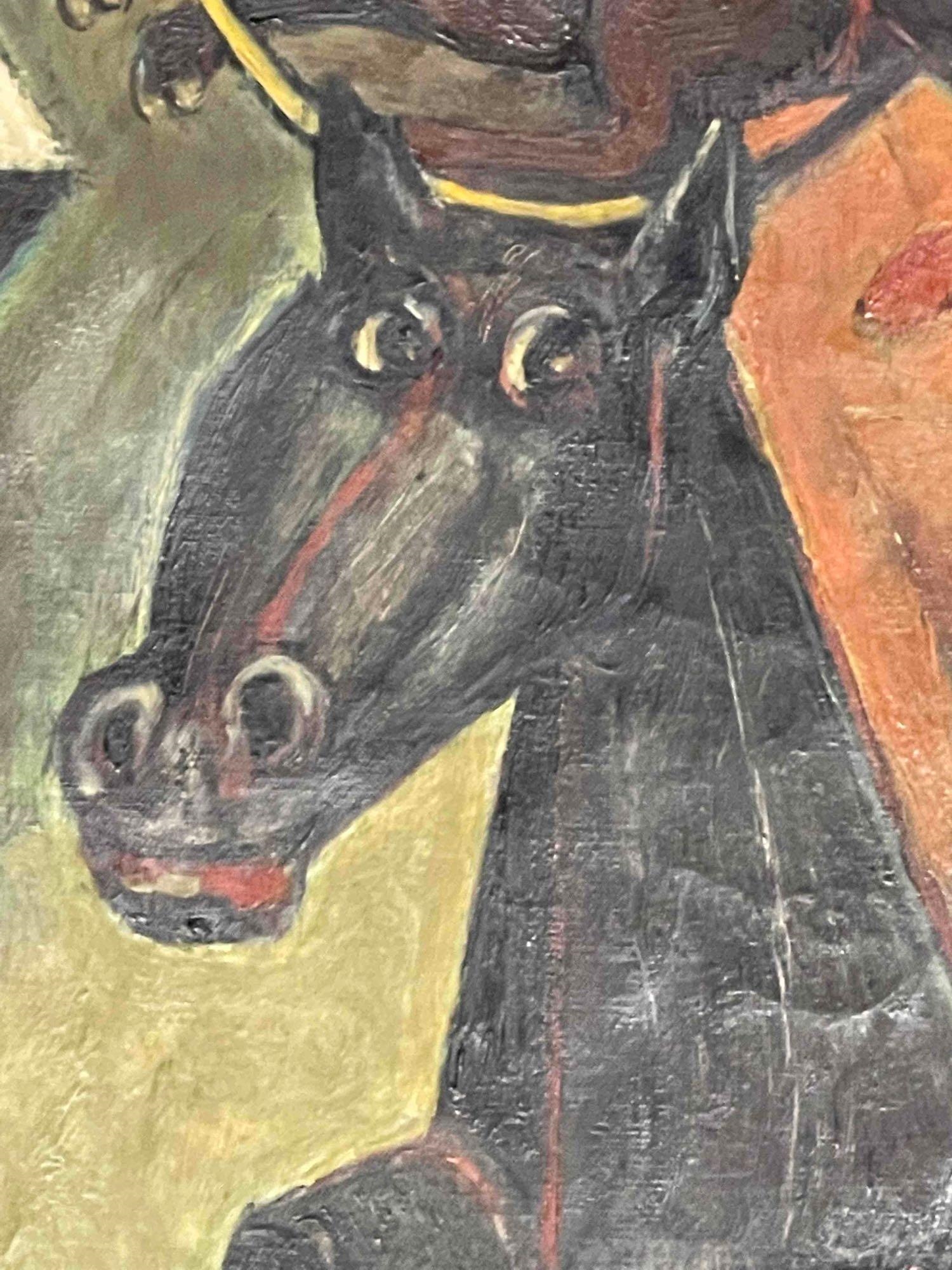 Artwork by Leo William Quanchi, Feature Act, Made of oil on canvas